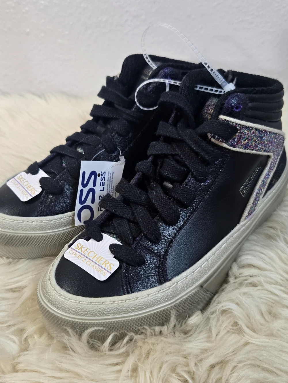 Skechers Court & Classics High Top Sneakers - Picture 3 of 9